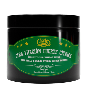 Cera de Fijación Fuerte Cítrica 4oz
