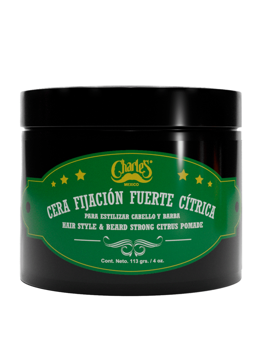 Cera de Fijación Fuerte Cítrica 4oz