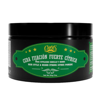 Cera de Fijación Fuerte Cítrica 8 oz